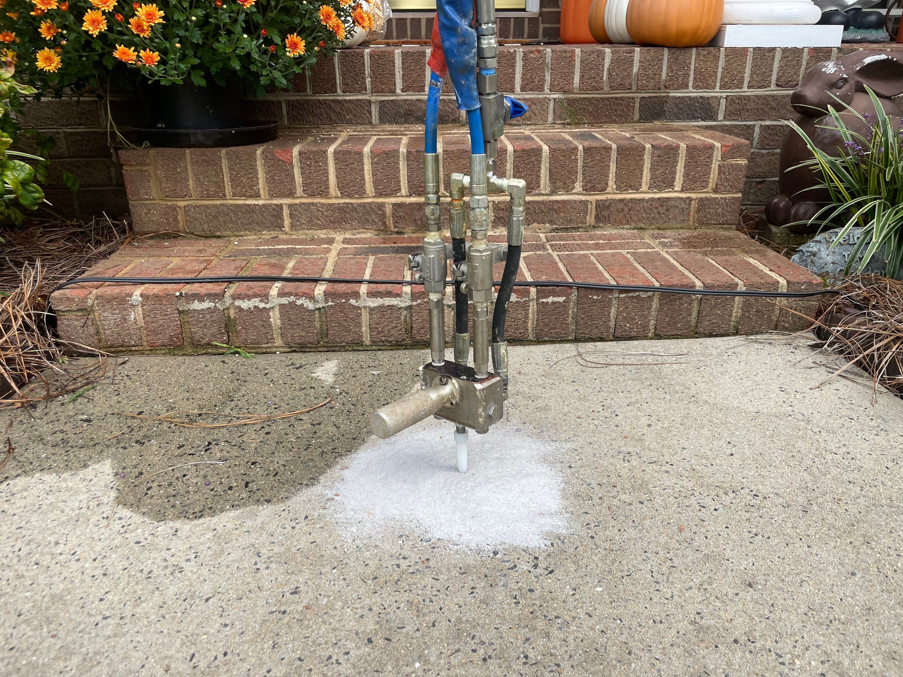 Concrete leveling service